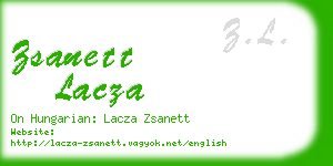 zsanett lacza business card